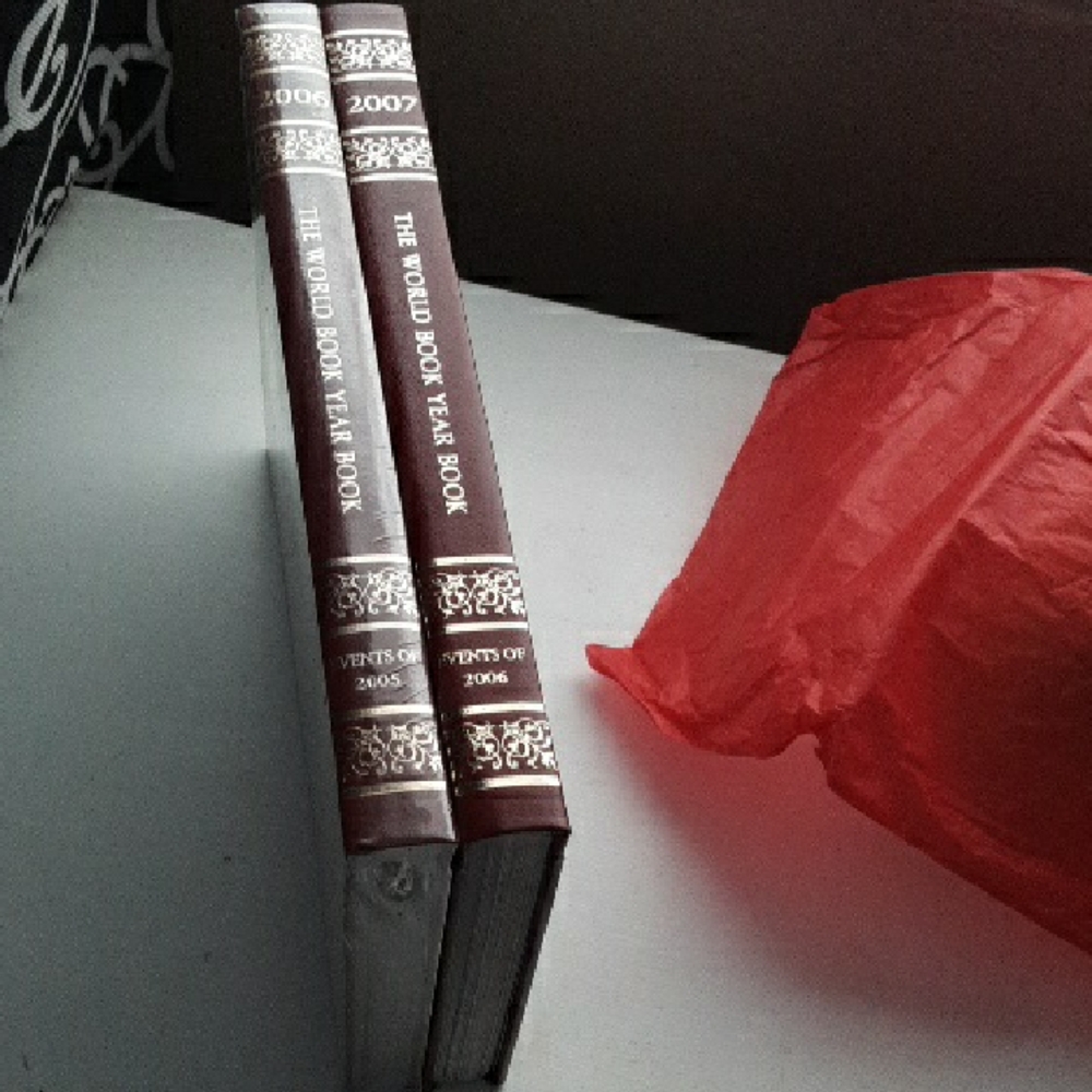 Brown-Bound Year Book Set